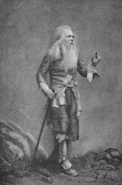 Jefferson as Rip Van Winkle by American School